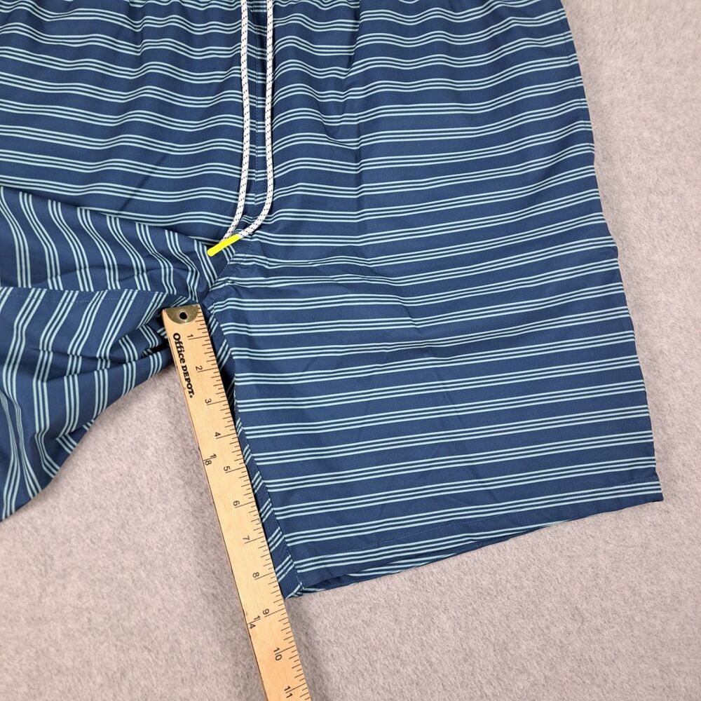 Bonobos Swim Shorts Mens 34 Striped Trunks Beach Board Shorts 9” Inch Blue - Picture 4 of 8